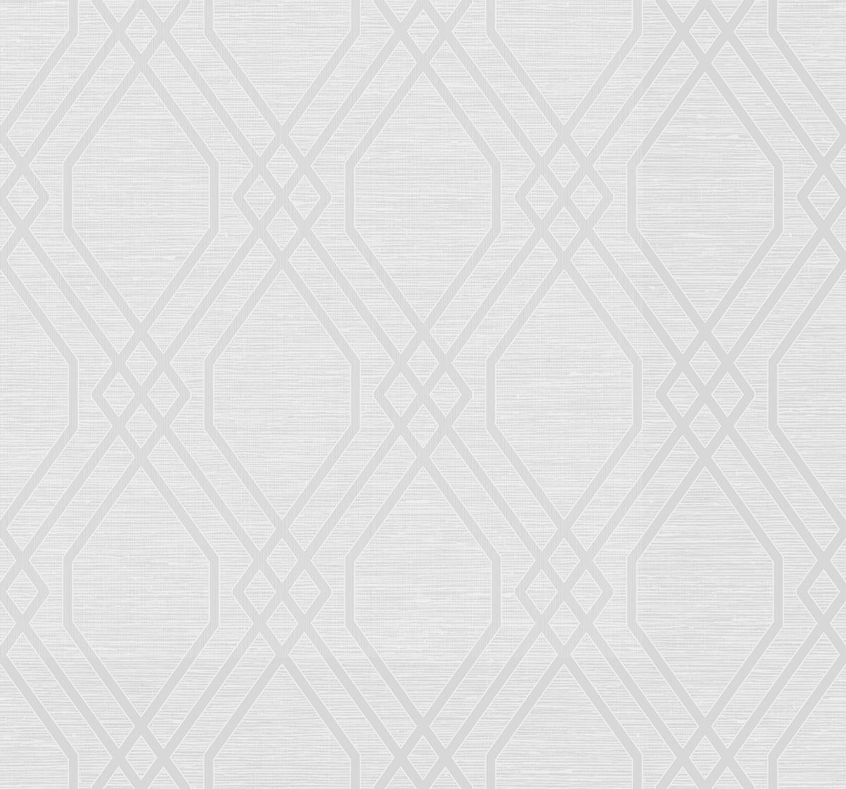 Seabrook String Diamond Metallic Pearl Wallpaper