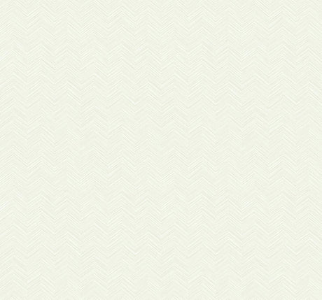 Seabrook Mini Herringbone Off-White Wallpaper