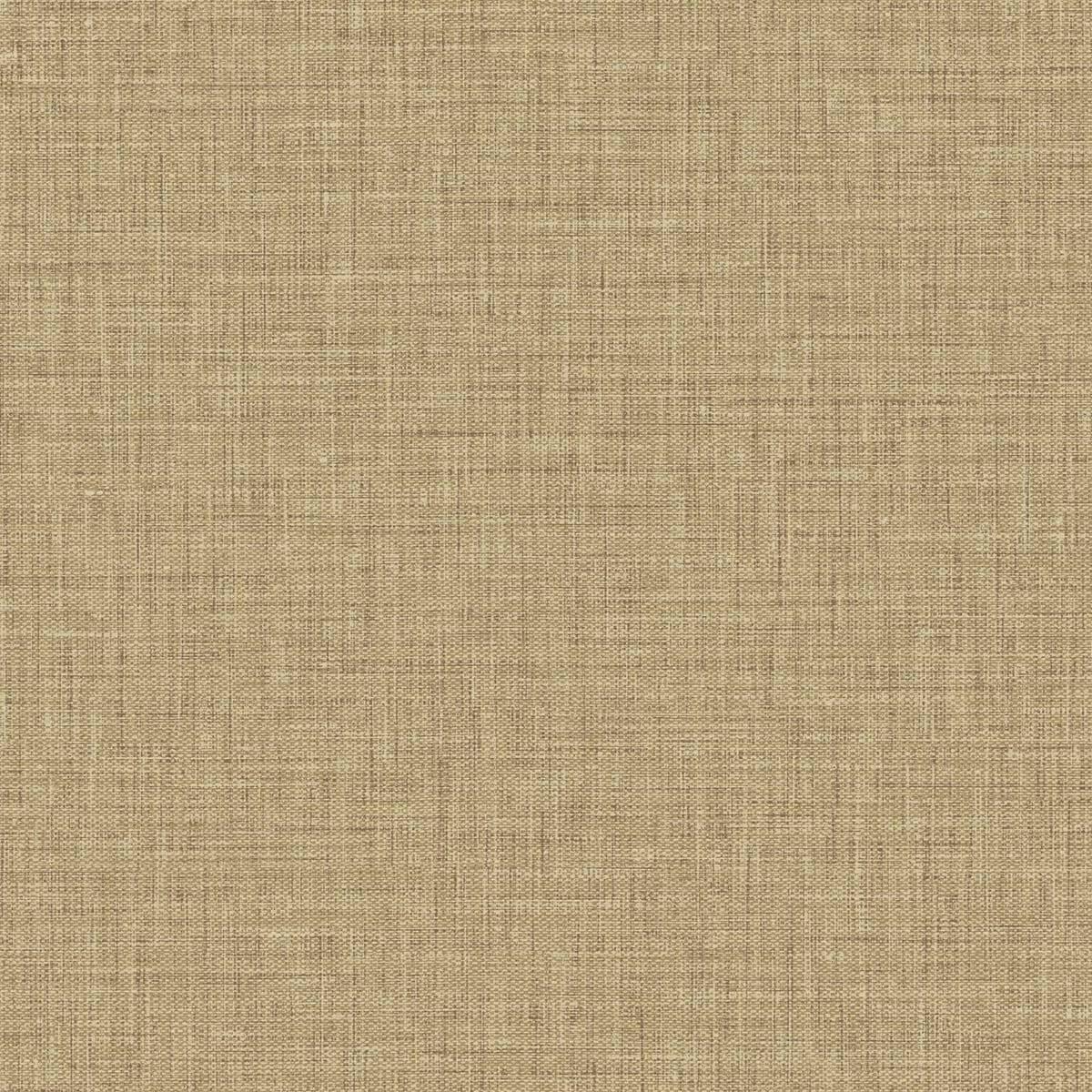 Seabrook Easy Linen Tan Wallpaper