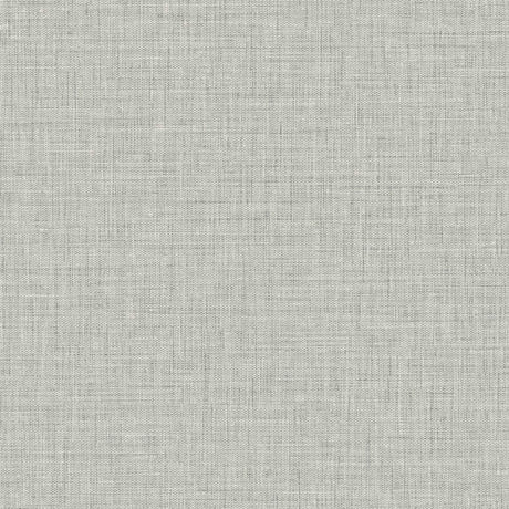 Seabrook Easy Linen Fog Gray Wallpaper