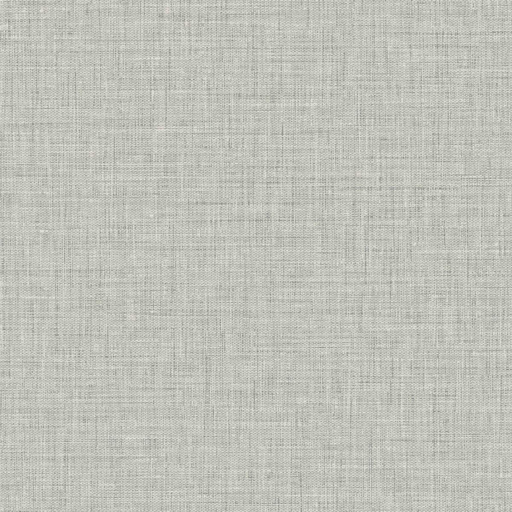 Seabrook Easy Linen Fog Gray Wallpaper