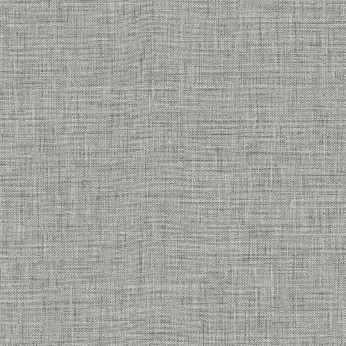 Seabrook Easy Linen Grey Wallpaper