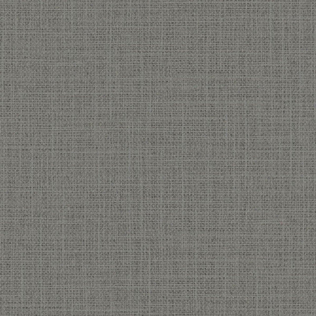 Seabrook Woven Raffia Charcoal Wallpaper