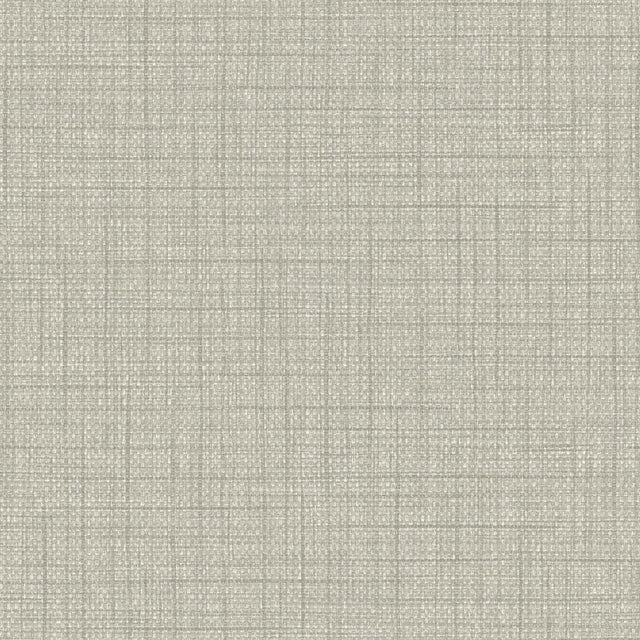 Seabrook Woven Raffia Mindful Gray Wallpaper