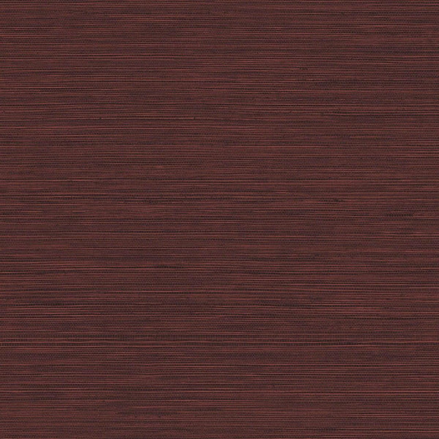 Seabrook Coastal Hemp Cabernet Wallpaper