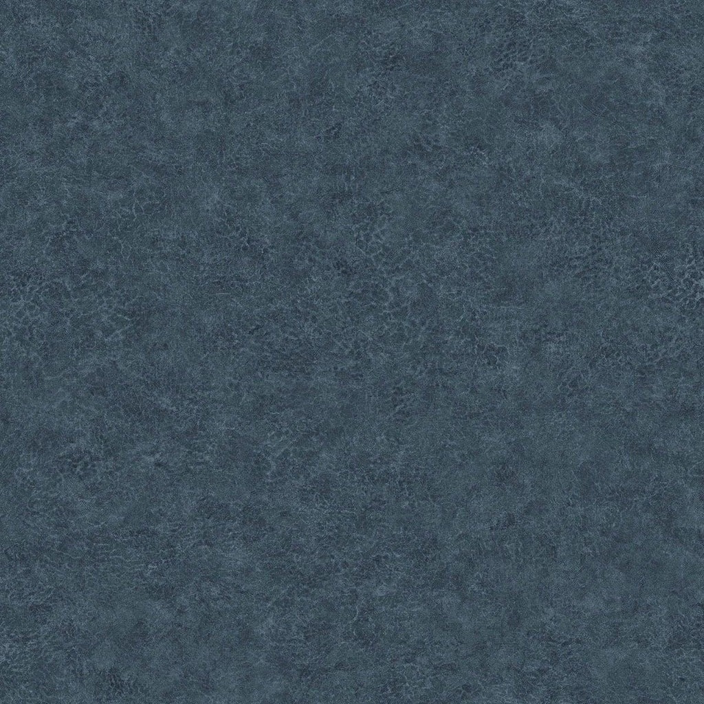 Seabrook Roma Leather Blue Wallpaper