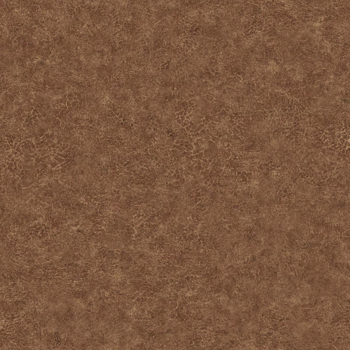 Seabrook Roma Leather Orange Wallpaper