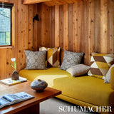 Schumacher Elkhart Brown Fabric