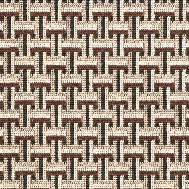 Schumacher Saxon Pingl Cinder Fabric