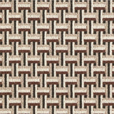 Schumacher Saxon Pingl Cinder Fabric