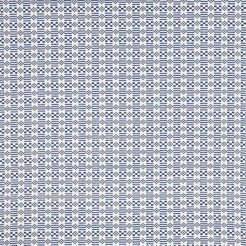 Schumacher Wilson Embroidery Indigo Fabric