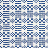 Schumacher Wilson Embroidery Indigo Fabric