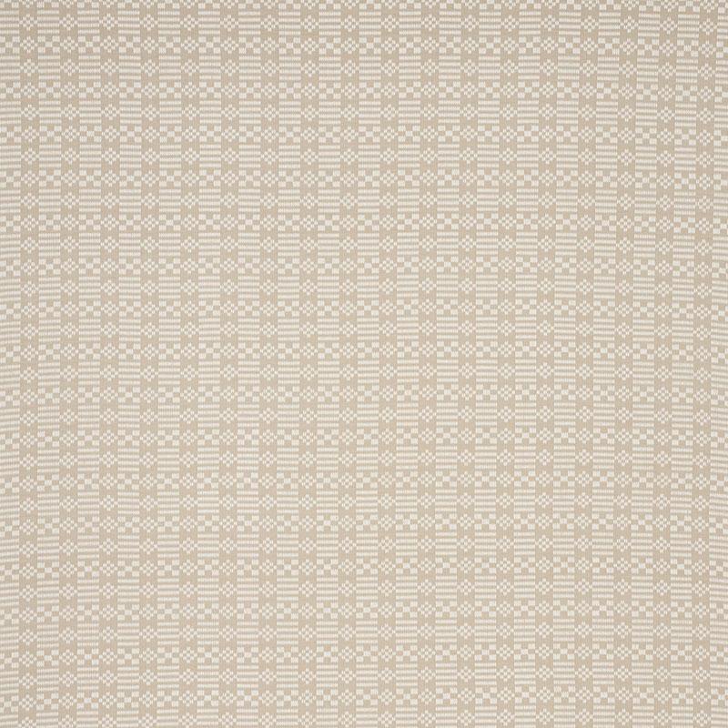 Schumacher Wilson Embroidery Sand Fabric