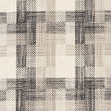 Schumacher Boro Plaid Charcoal Fabric