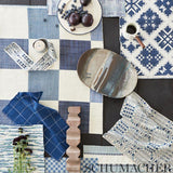 Schumacher Boro Plaid Charcoal Fabric