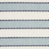 Schumacher Isolde Stripe Matelass Sky Fabric