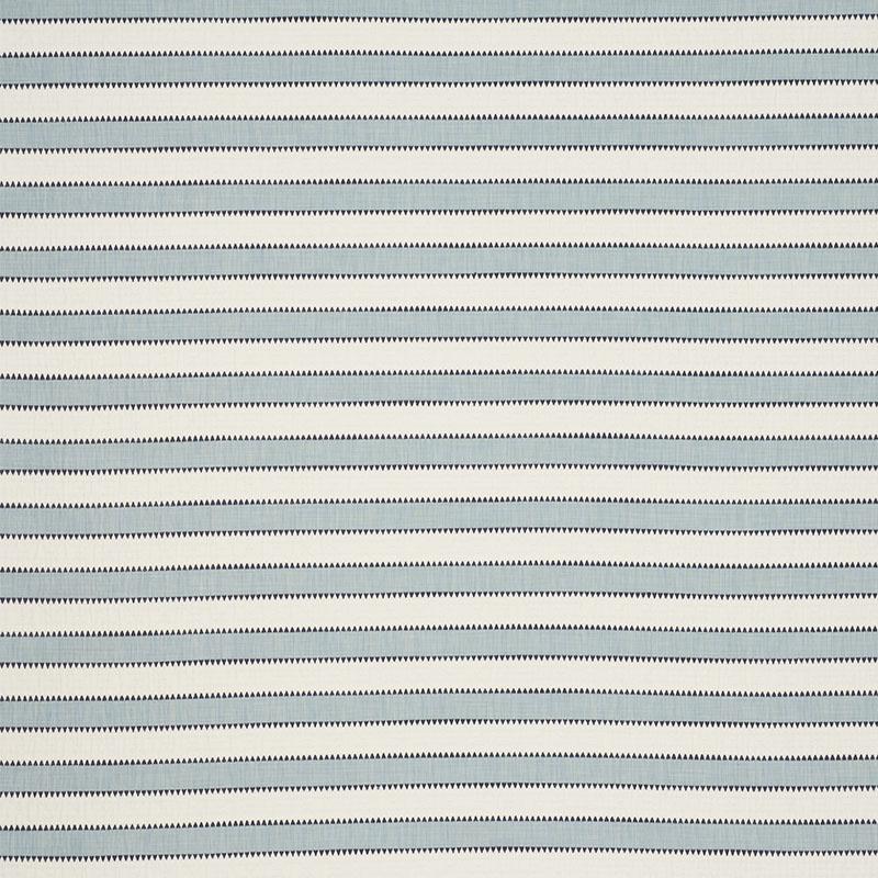 Schumacher Isolde Stripe Matelass Sky Fabric