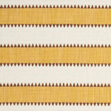 Schumacher Isolde Stripe Matelass Yellow Fabric