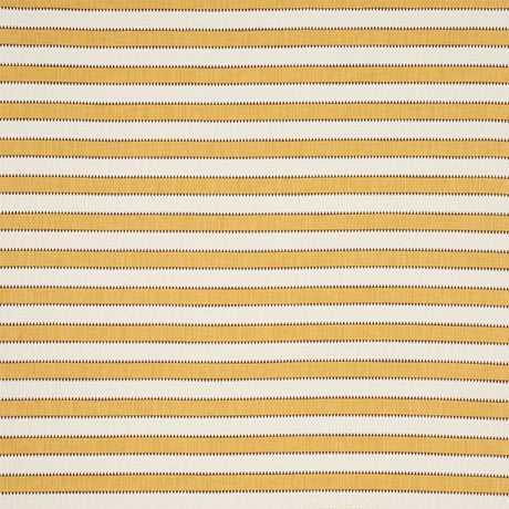 Schumacher Isolde Stripe Matelass Yellow Fabric