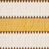 Schumacher Isolde Stripe Matelass Yellow Fabric