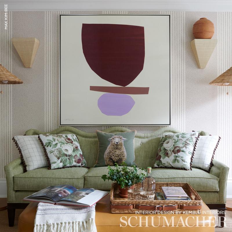 Schumacher Marietta Black Fabric