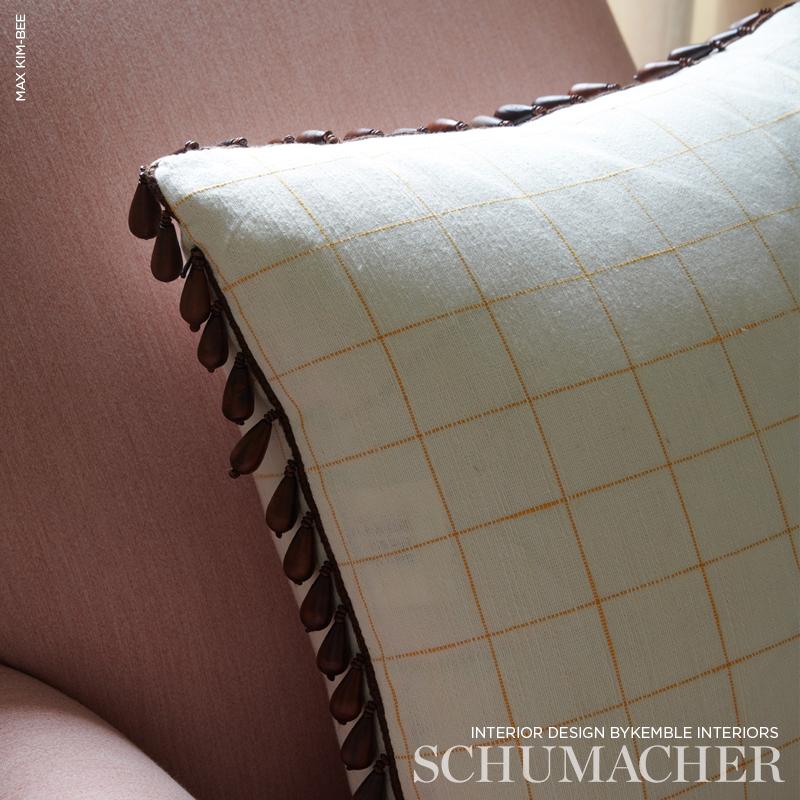 Schumacher Marietta Yellow Fabric