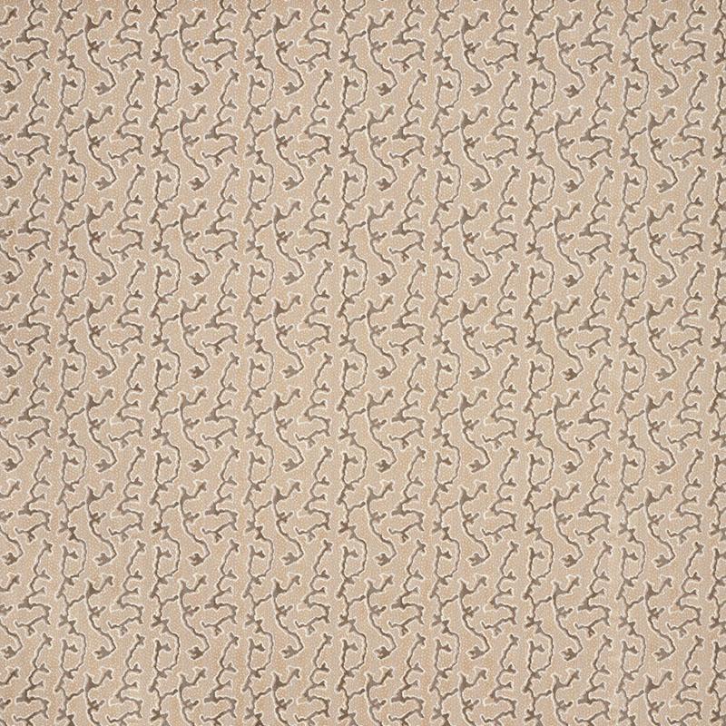 Schumacher Corail Velvet Champagne Fabric