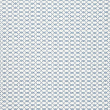 Schumacher Fretwork Flower Pacific Fabric