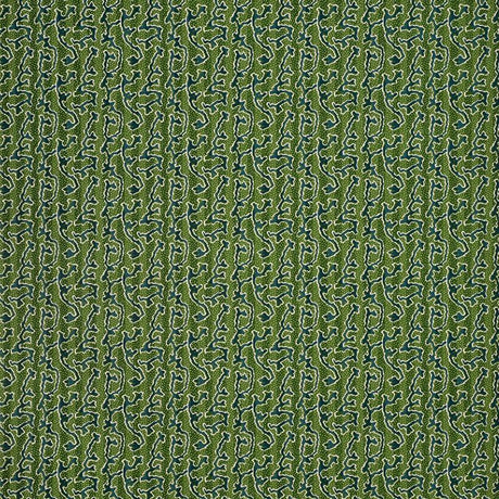 Schumacher Corail Velvet Emerald Fabric