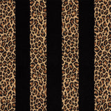Schumacher Guepard Stripe Velvet Black Fabric