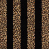 Schumacher Guepard Stripe Velvet Black Fabric