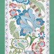 Schumacher Anjou Stripe Emerald Wallpaper