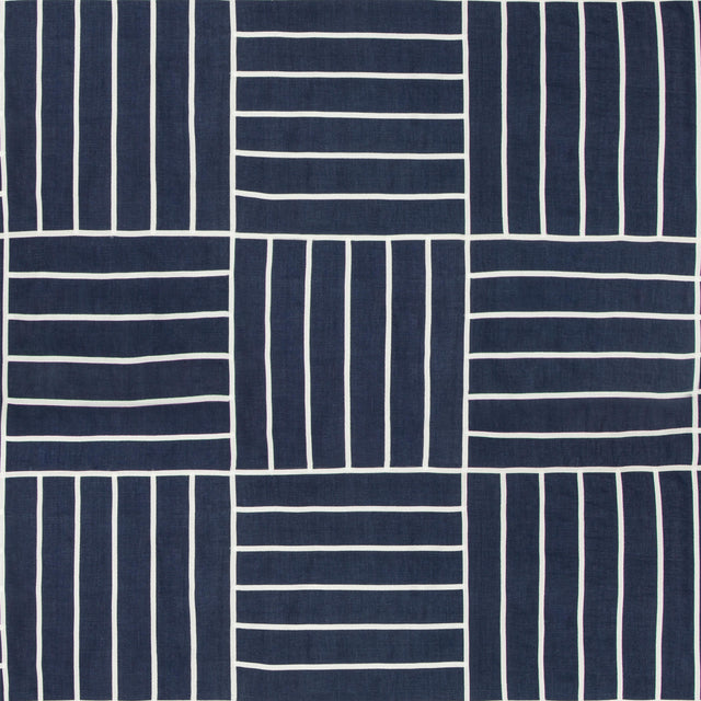 Kravet LOCAL GRID INDIGO Fabric