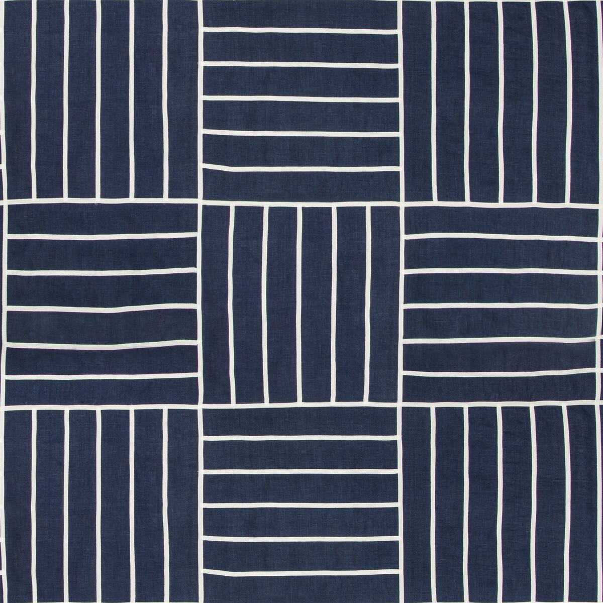 Kravet LOCAL GRID INDIGO Fabric