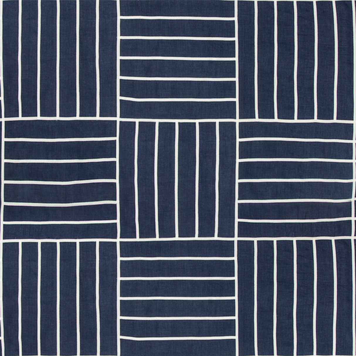 Kravet LOCAL GRID INDIGO Fabric