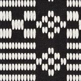 Schumacher Wilson Embroidery Black Fabric