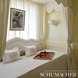Schumacher Cecil Cotton Chintz White Fabric