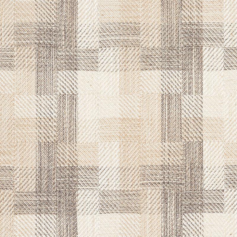 Schumacher Boro Plaid Natural Fabric
