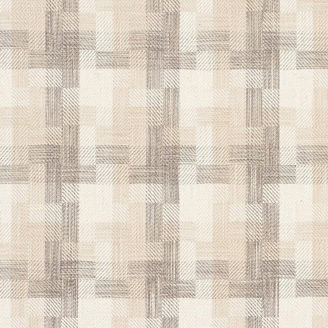 Schumacher Boro Plaid Natural Fabric