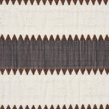 Schumacher Isolde Stripe Matelass Cinder Fabric