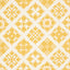 Schumacher Tristan Patchwork Yellow Fabric