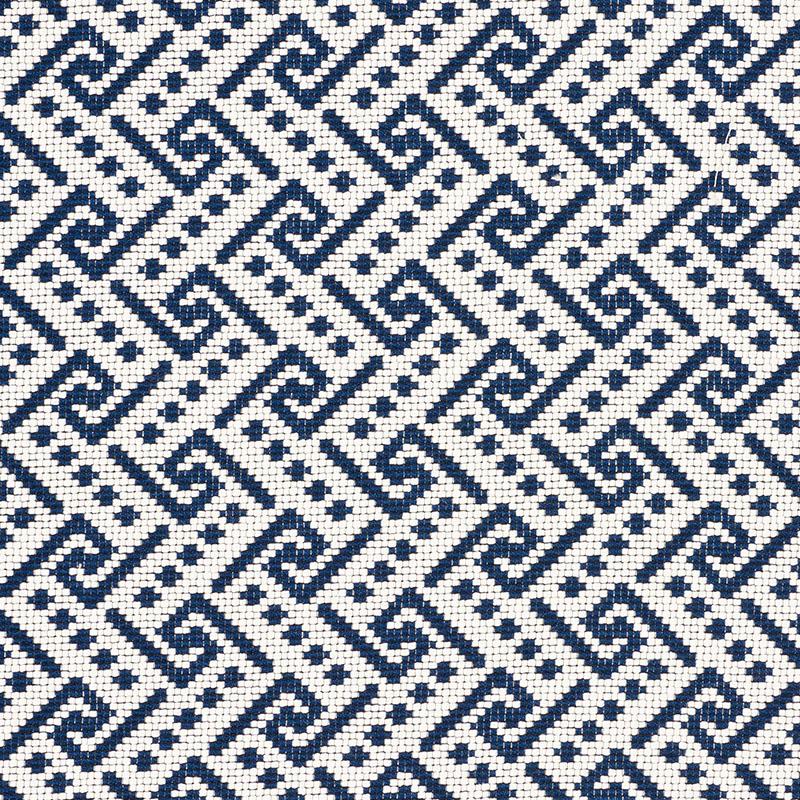 Schumacher Ionic Weave Pacific Fabric
