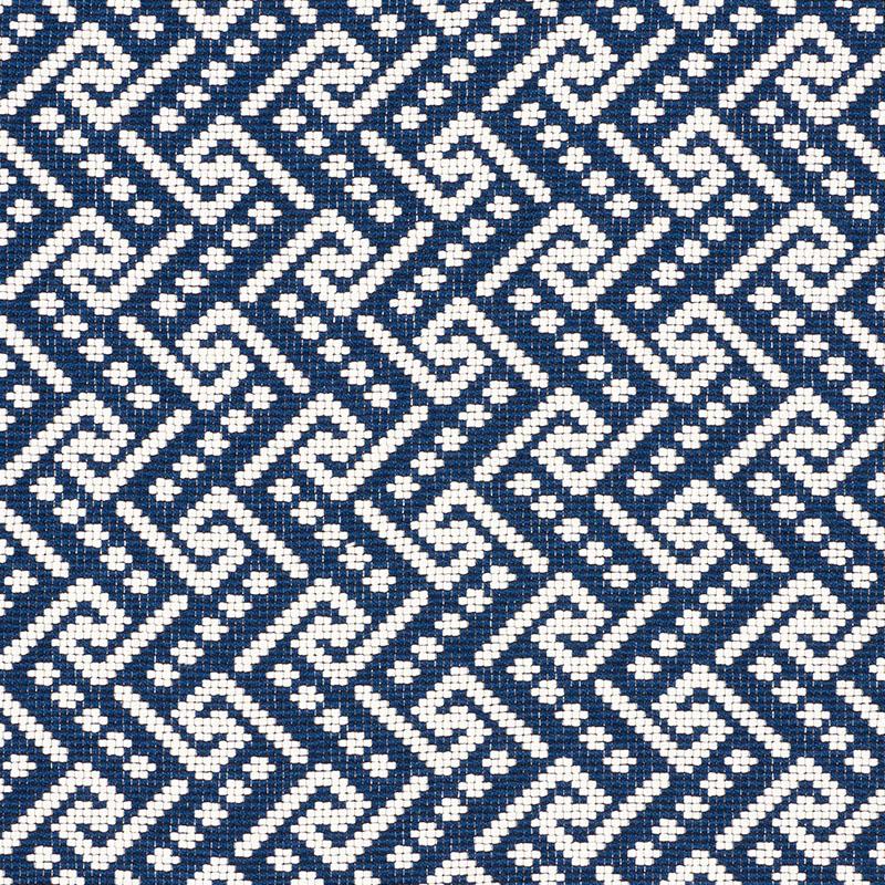 Schumacher Ionic Weave Pacific Fabric