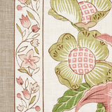 Schumacher Anjou Stripe Blush Fabric