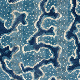 Schumacher Corail Velvet Mediterranean Fabric