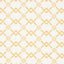Schumacher Fretwork Flower Saffron Fabric