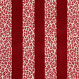 Schumacher Guepard Stripe Velvet Red Fabric