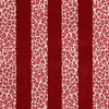 Schumacher Guepard Stripe Velvet Red Fabric