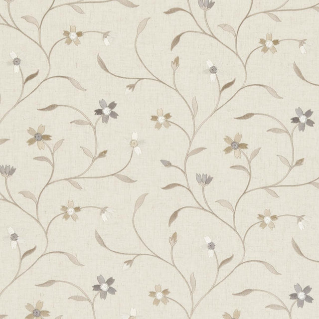 Clarke & Clarke MELLOR NATURAL Drapery Fabric
