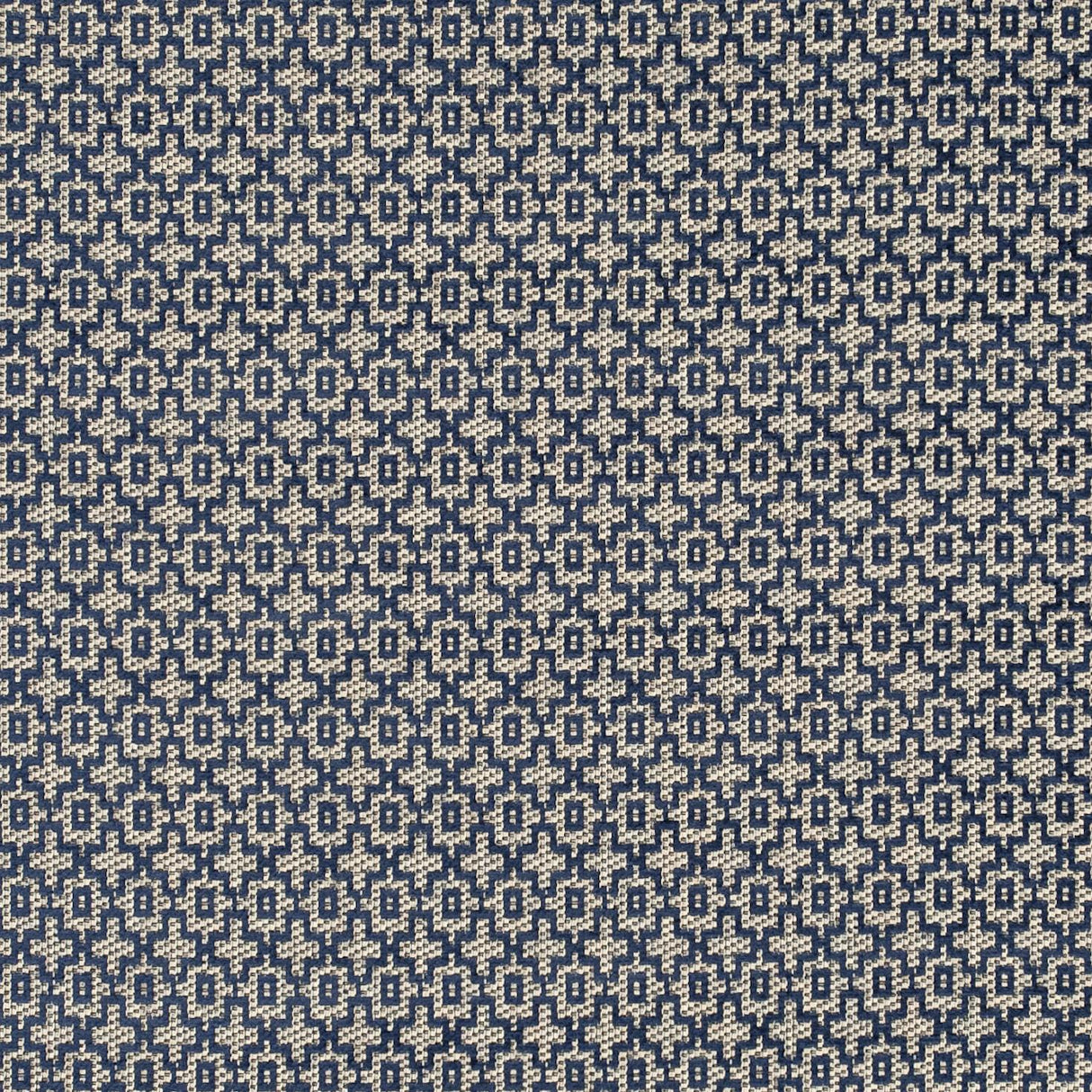 Clarke & Clarke MANSOUR INDIGO Fabric